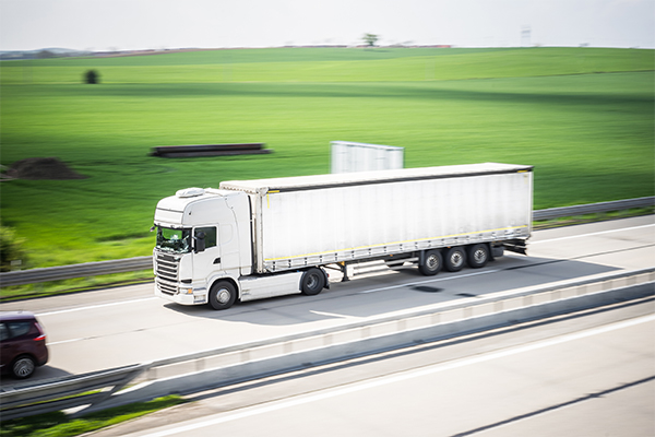 supply chain asset management semi driving